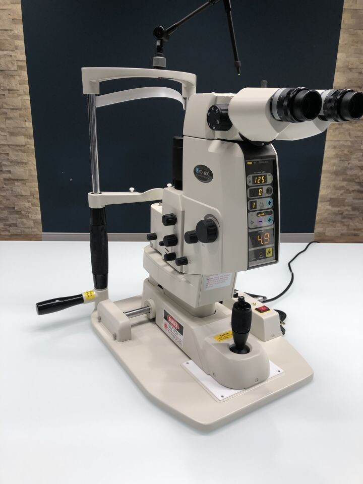 NIDEK YC1600 Ophthalmic Yag Laser w Integrated Slit Lamp Laser – YAG